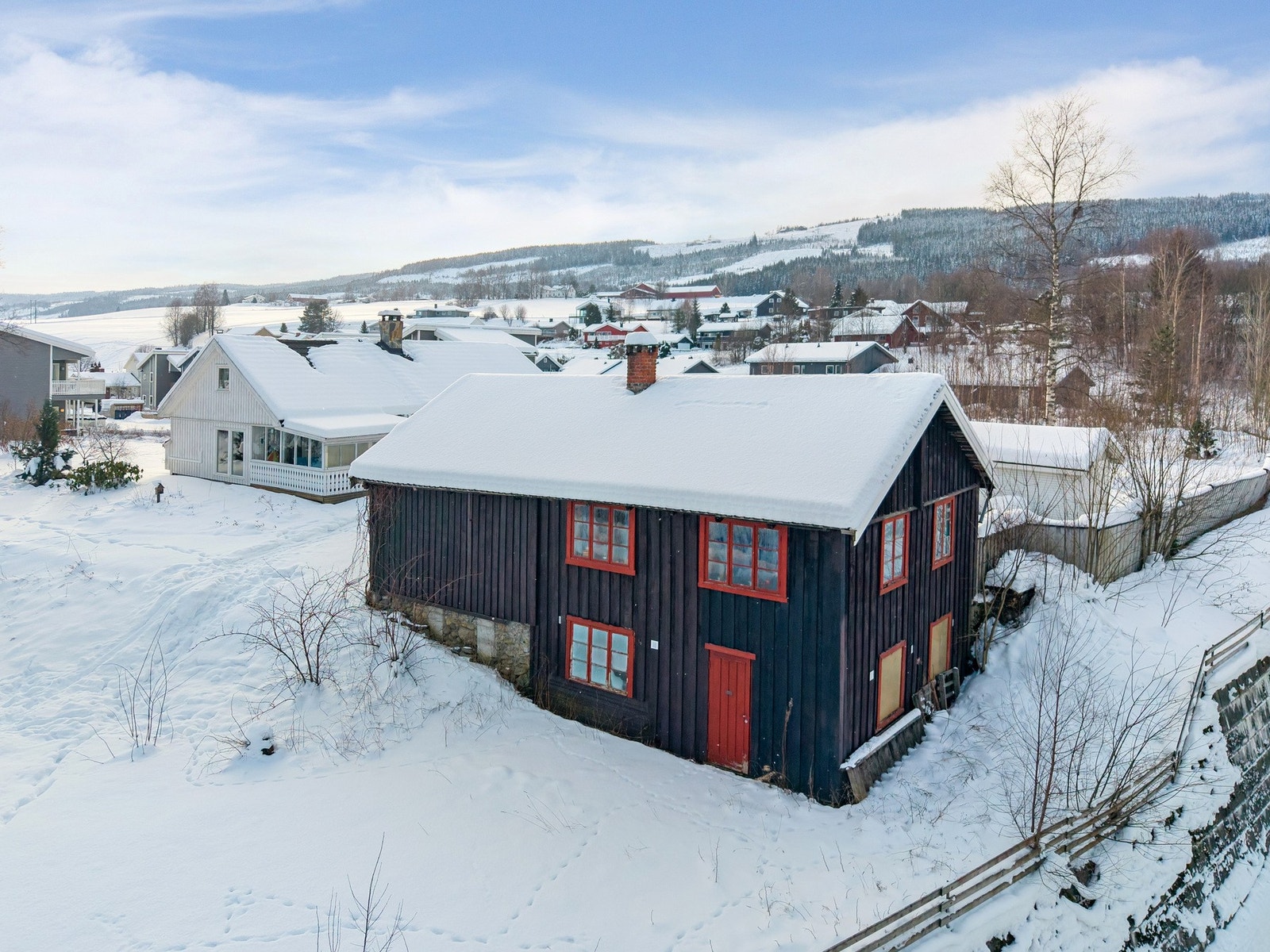 Bygget har store vedlikeholdsbehov. Galleribilde