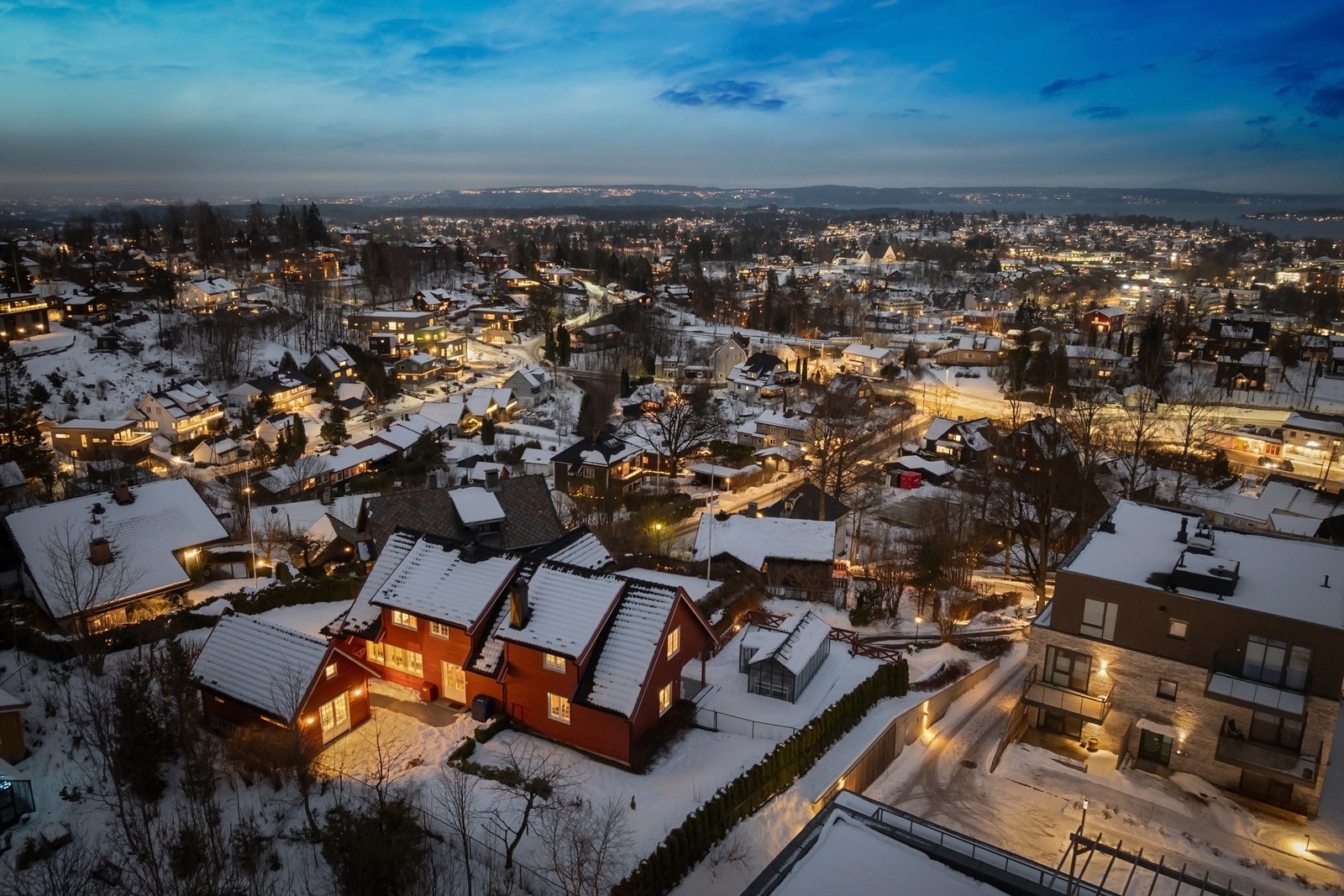 Boligen har en svært attraktiv beliggenhet på Billingstad Galleribilde