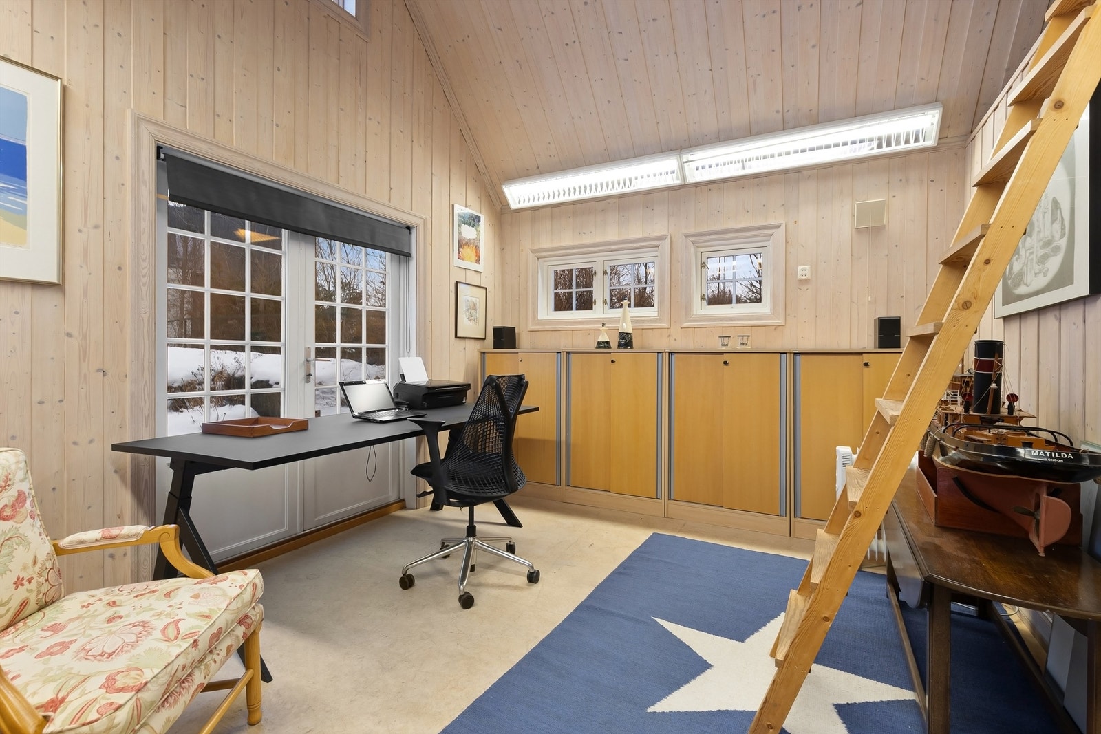 Annekset er på 26 kvm + loft Galleribilde