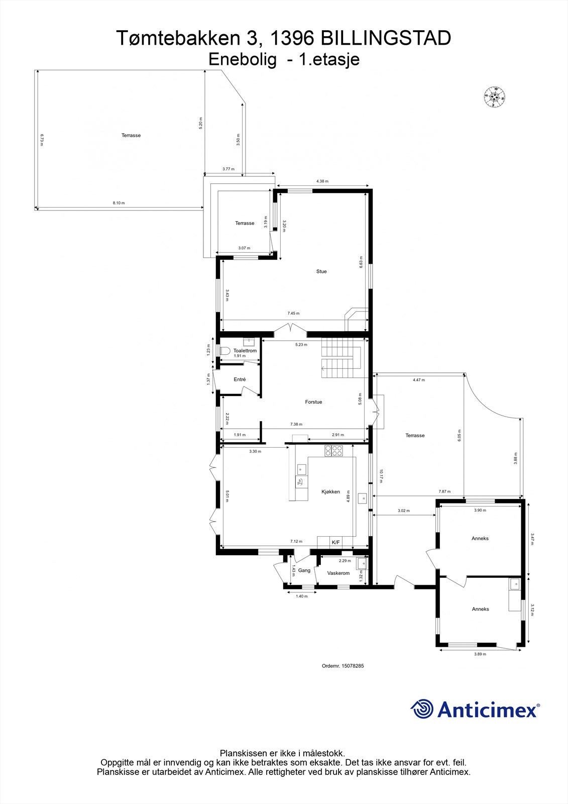 Plantegning Galleribilde