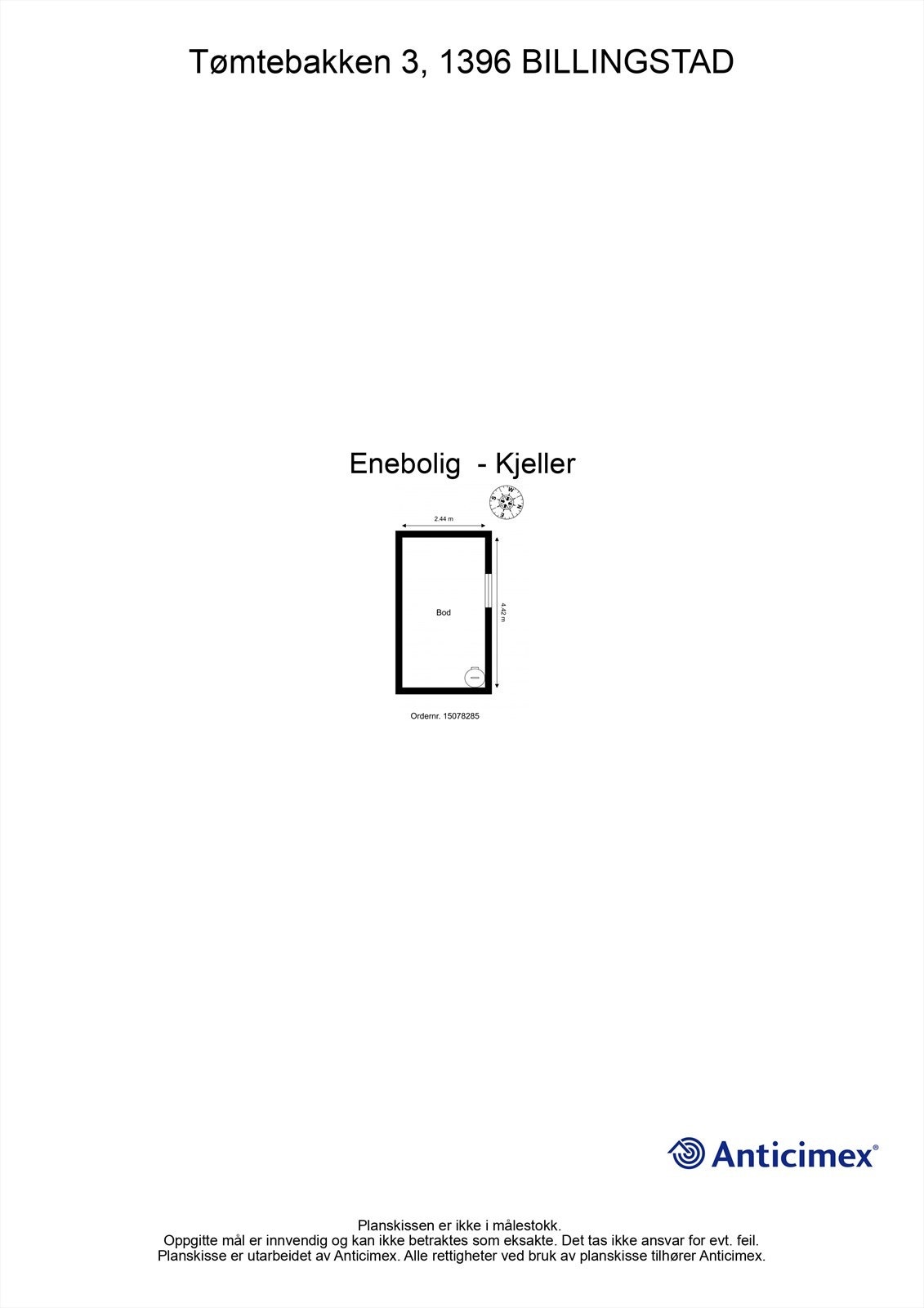 Plantegning Galleribilde