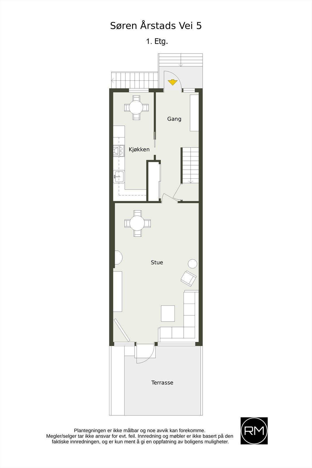 Plantegning 1. etg Galleribilde