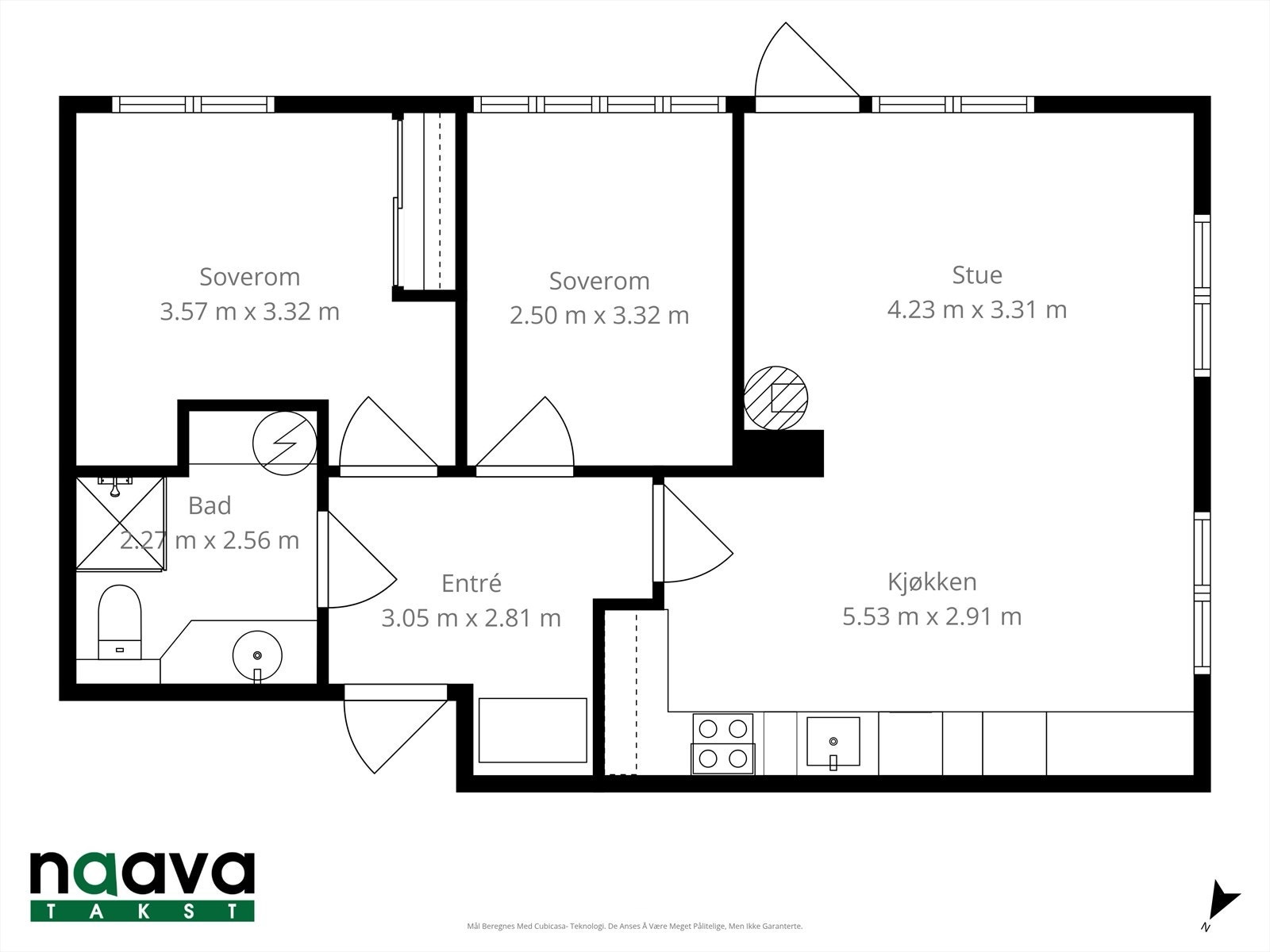 Planskisse Galleribilde