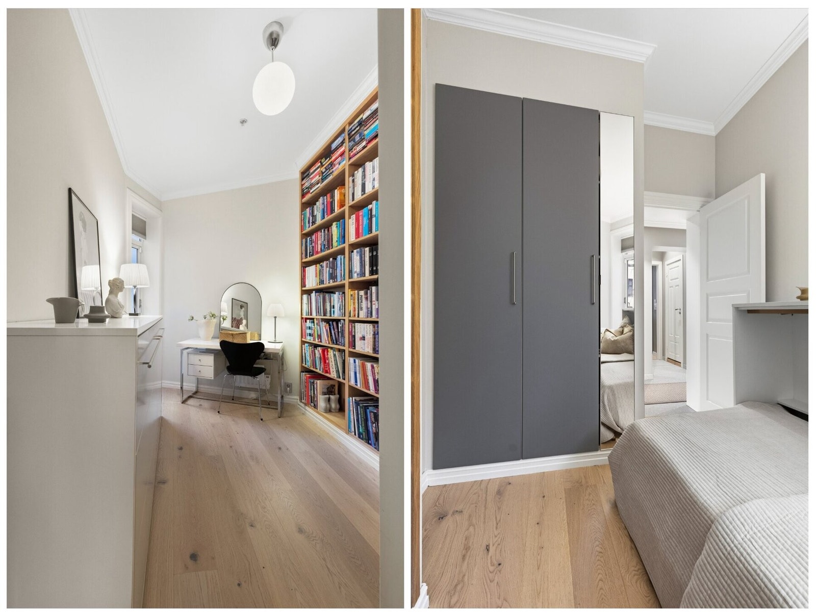 Rommet kan enkelt innredes etter egne preferanser, enten det er behov for et hjemmekontor, en koselig TV-stue, barnerom eller et komfortabelt gjesterom. Galleribilde