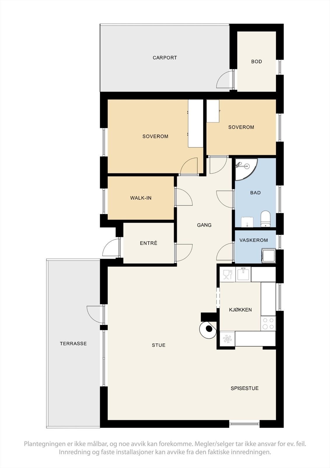 Plantegning Galleribilde