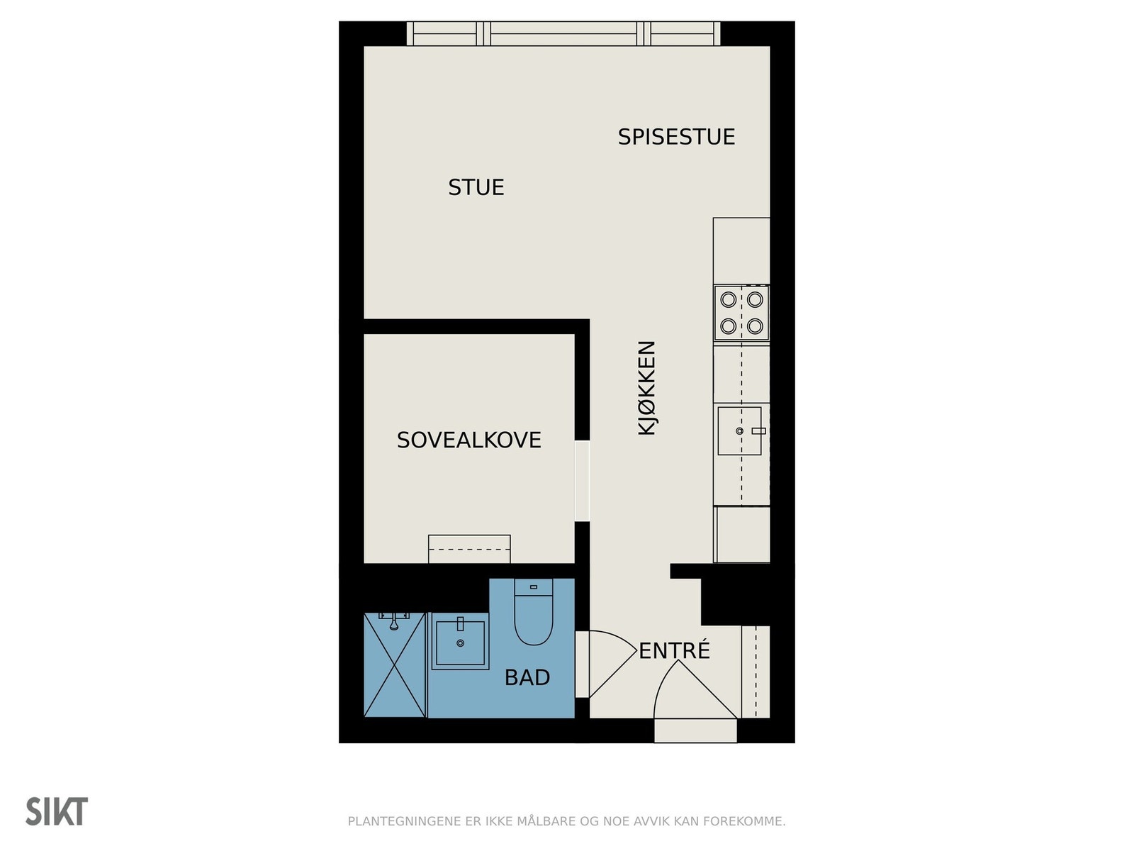 Plantegning Galleribilde