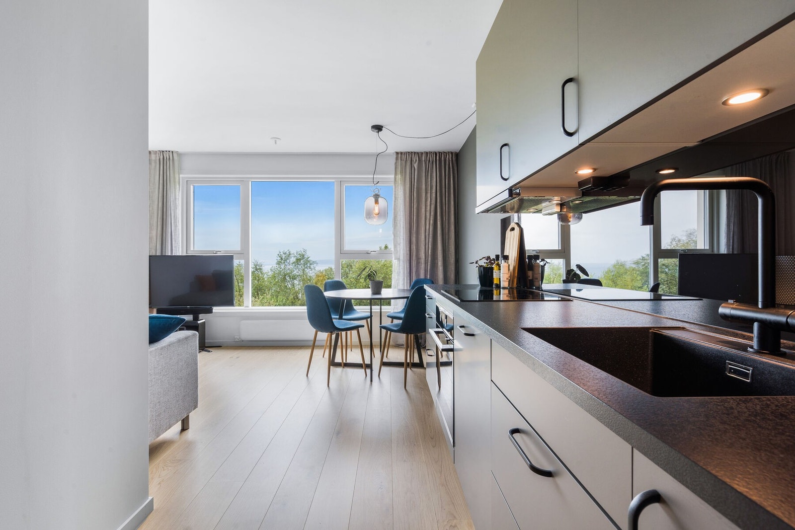 Moderne og tiltalende studio leilighet som er pent pusset opp og oppgradert Galleribilde