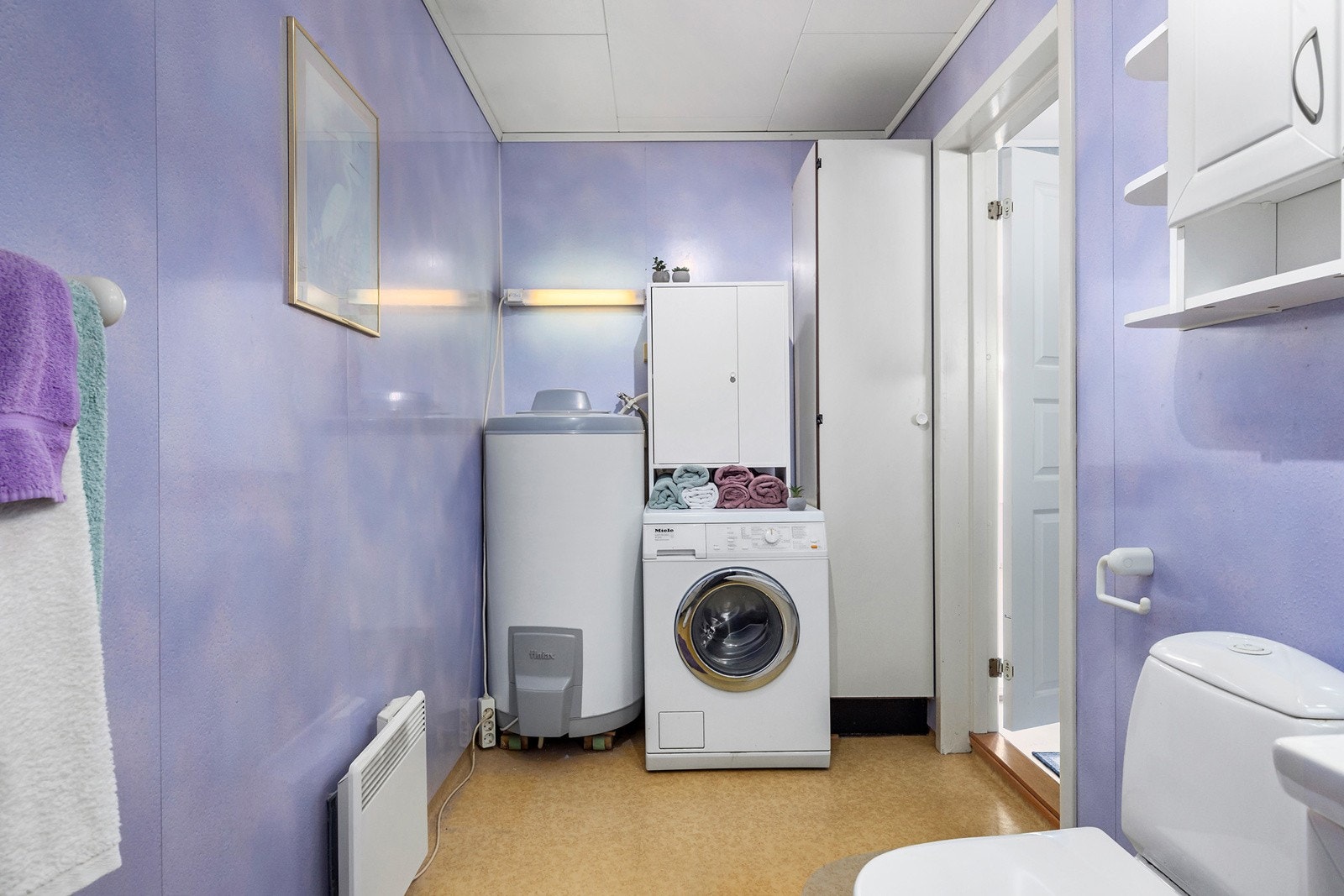 Badet har opplegg for vaskemaskin Galleribilde