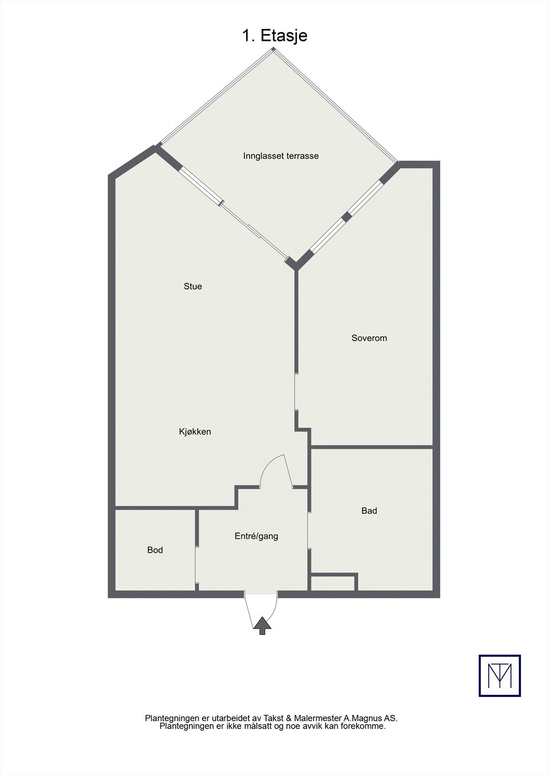 Plantegning 1.etasje. Galleribilde