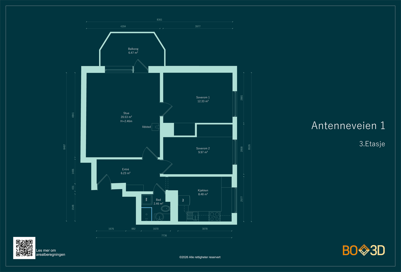 Plantegning. Galleribilde