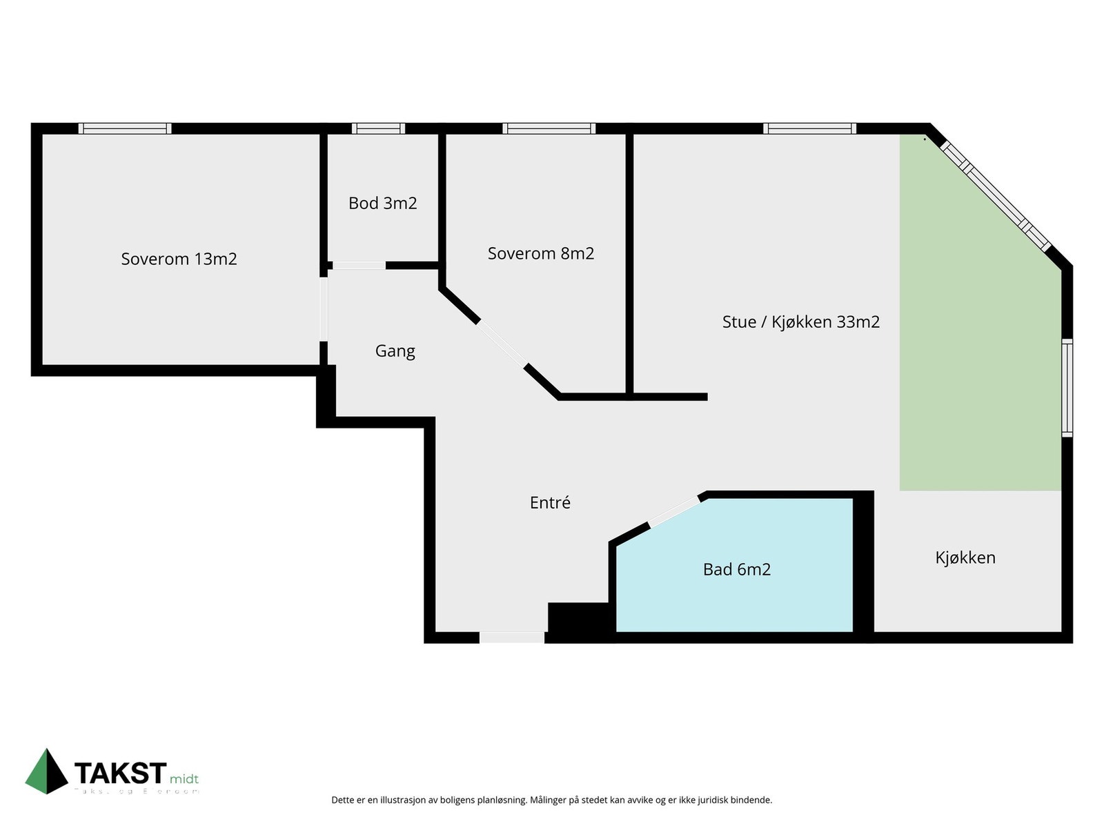 Planskisse Galleribilde