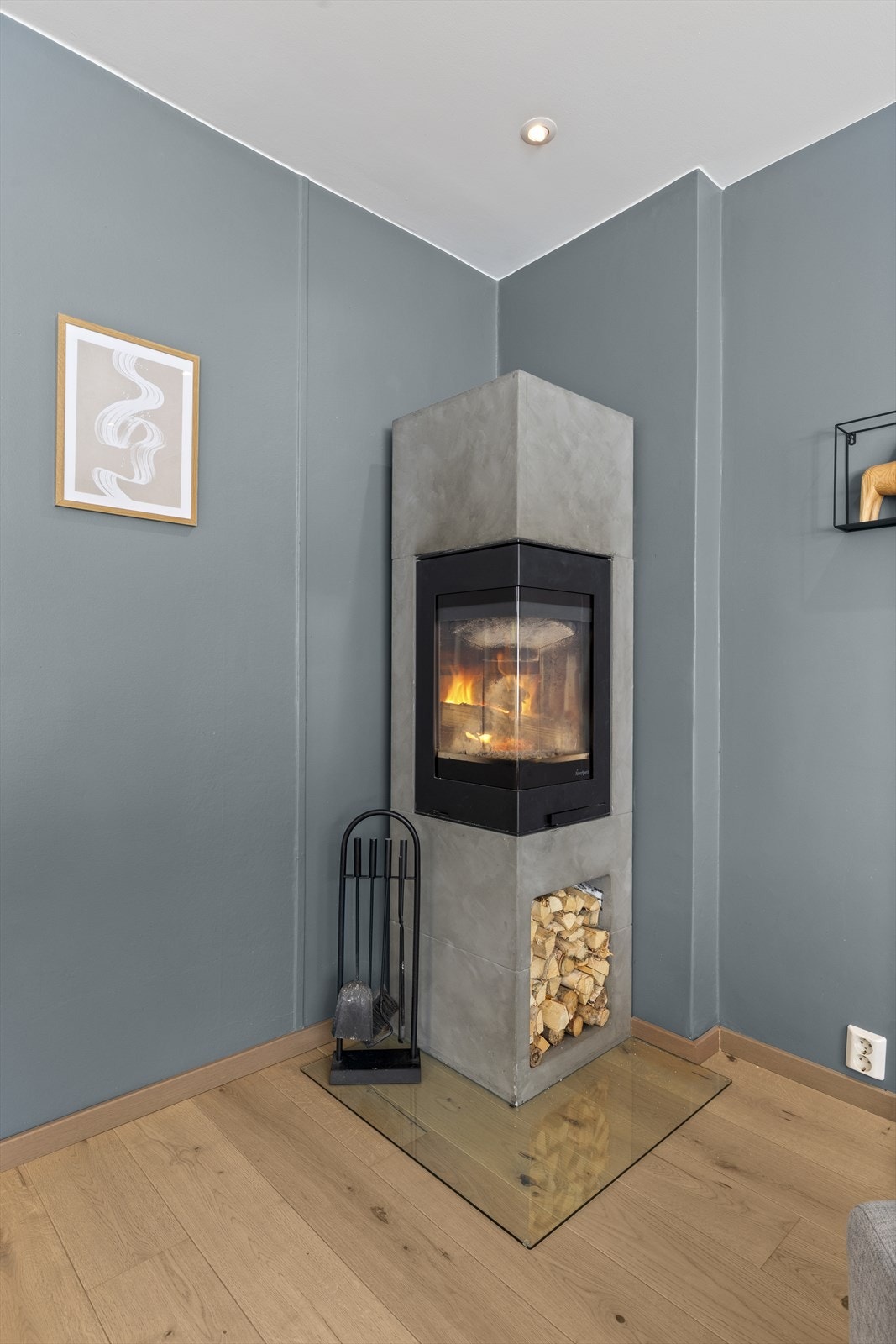 Pipeløp rehabilitert 2018 med ny innvendig stålpipe. Galleribilde