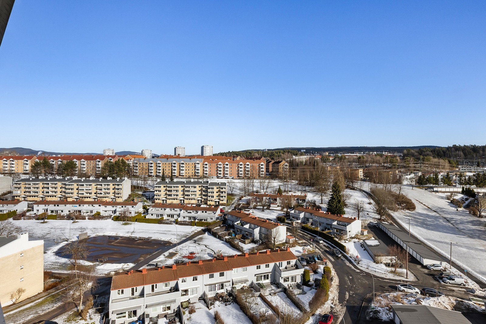 Nydelig utsikt utover Manglerud Galleribilde