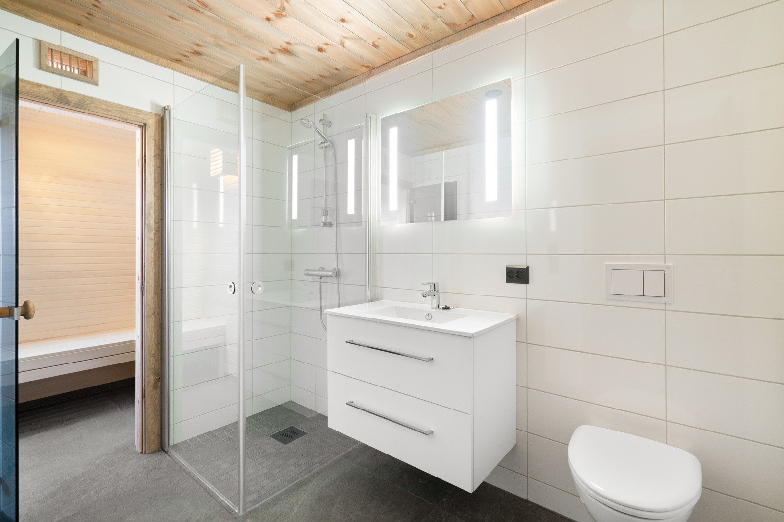 Bad med badstue. Galleribilde