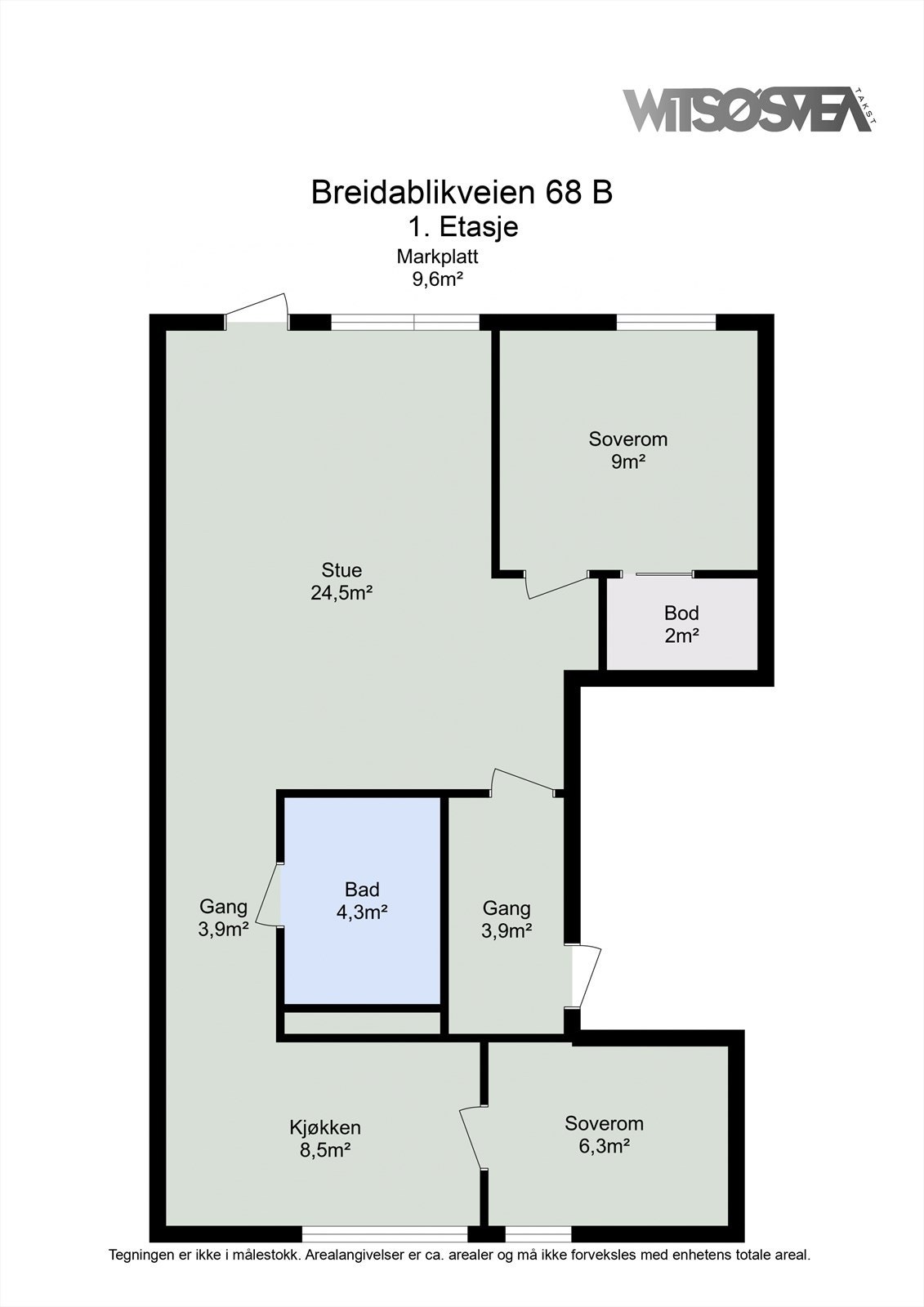 Planskisse. Galleribilde