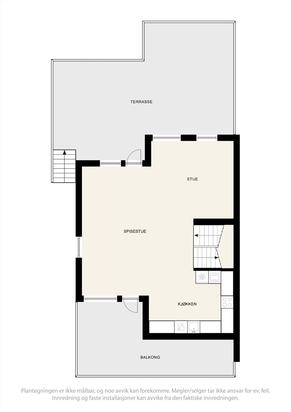Plantegning 2.etg Galleribilde