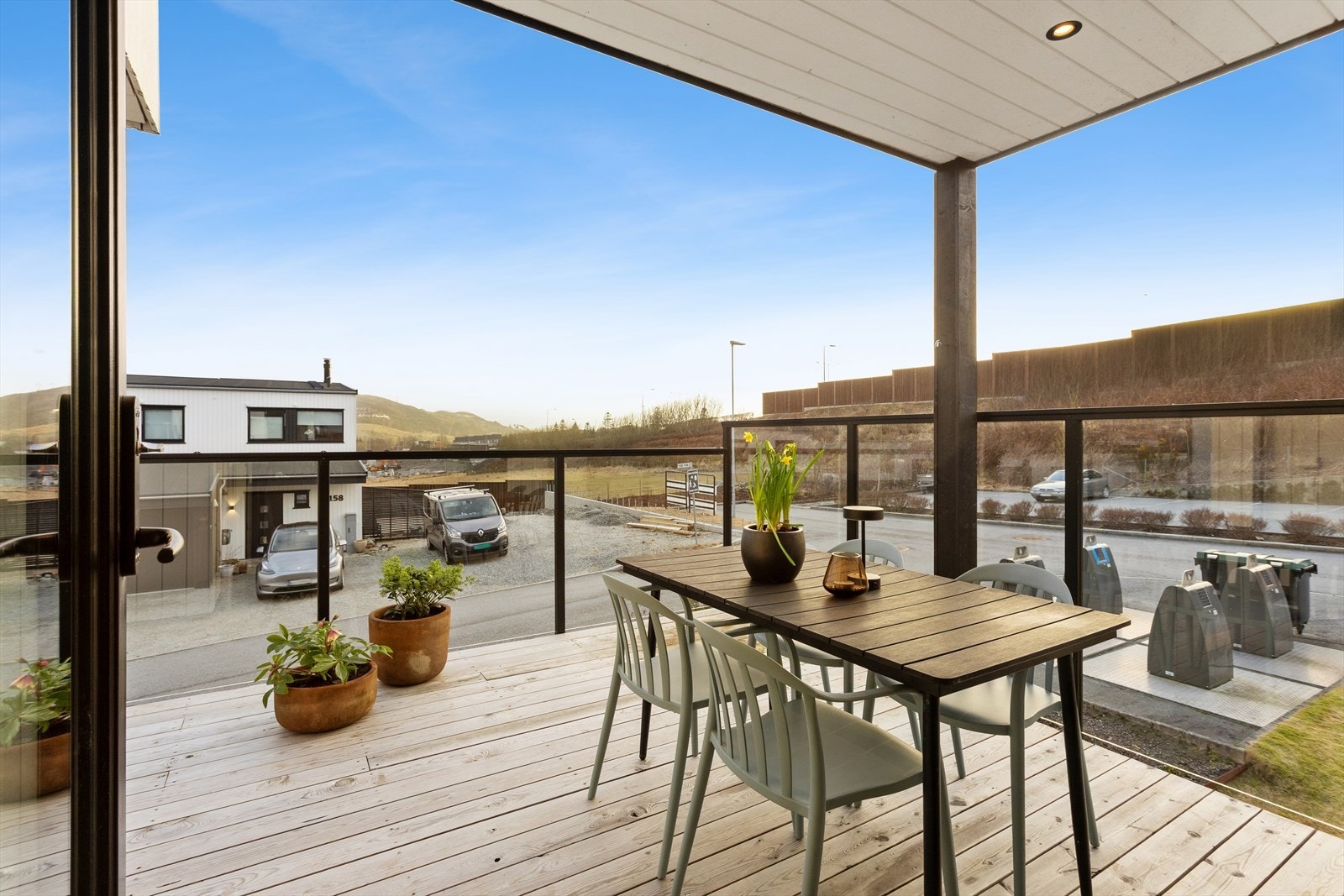 Balkong ved kjøkkenet Galleribilde