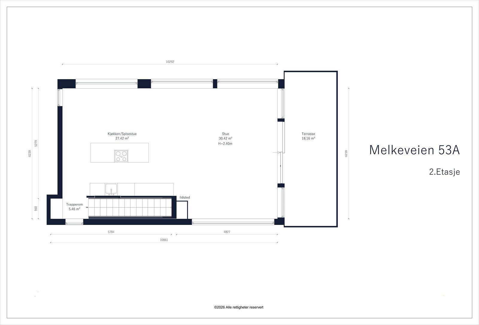 Planskisse 2. etasje Galleribilde