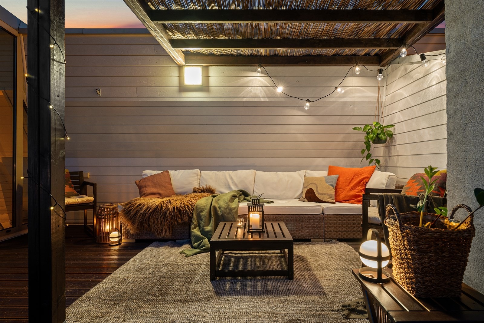 Her kan man nyte sene sommerkvelder, tilbaketrukket og usjenert, med venner og familie. Galleribilde