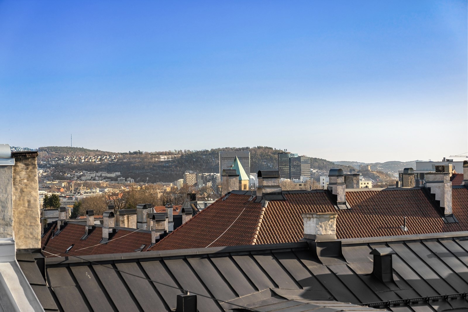 Utsikt mot Ekeberg. Galleribilde