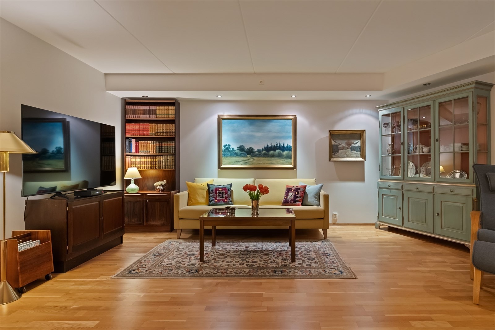 Kveldsfoto. Galleribilde