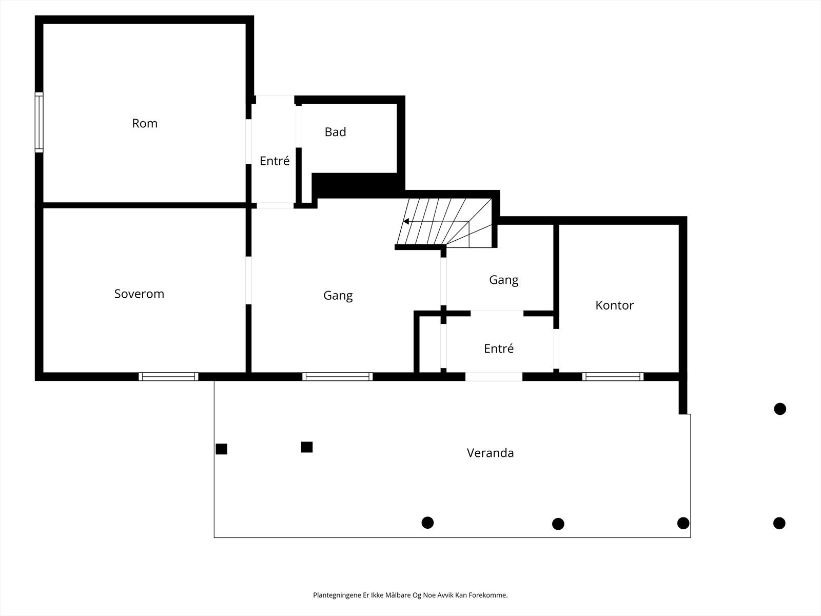 Planskisse sokkeletasje. Galleribilde