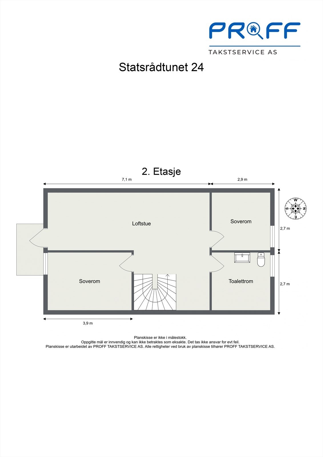 Plantegning 2. etasje. Galleribilde