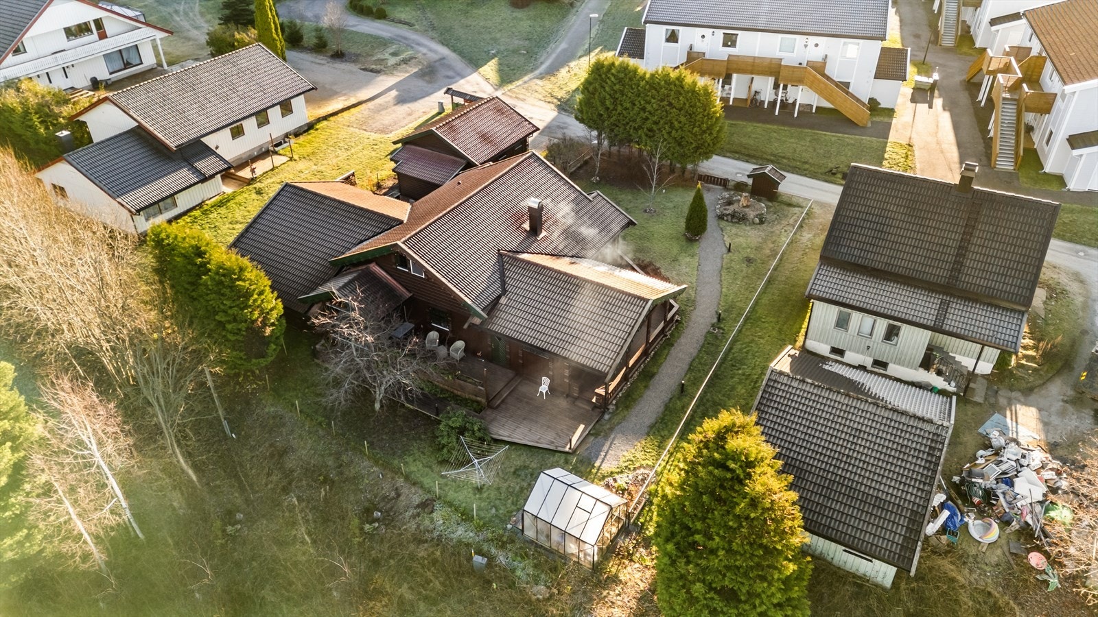 Oversiktsbilde som viser boligens plassering i nabolaget. Galleribilde