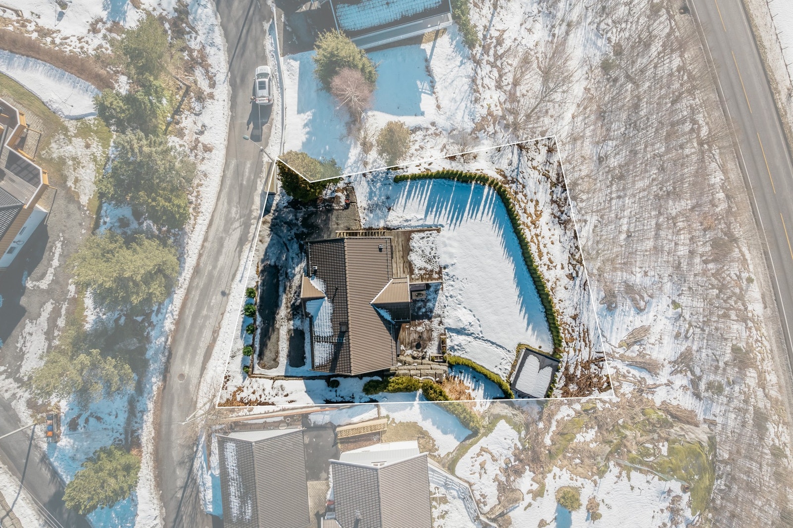 Omtrentlig omriss av tomten Galleribilde