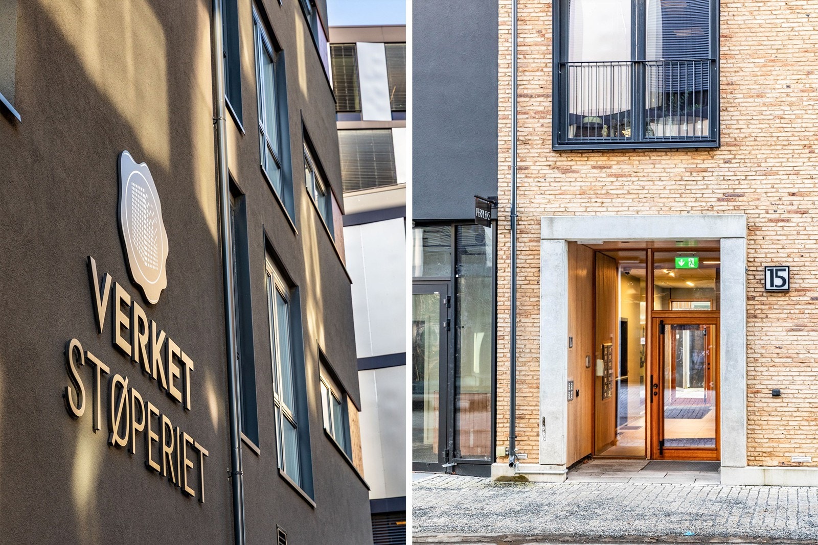 Hovedinngangen har calling-anlegg som betjenes fra leilighetens entré. Heis i bygget gir enkel adkomst. Galleribilde