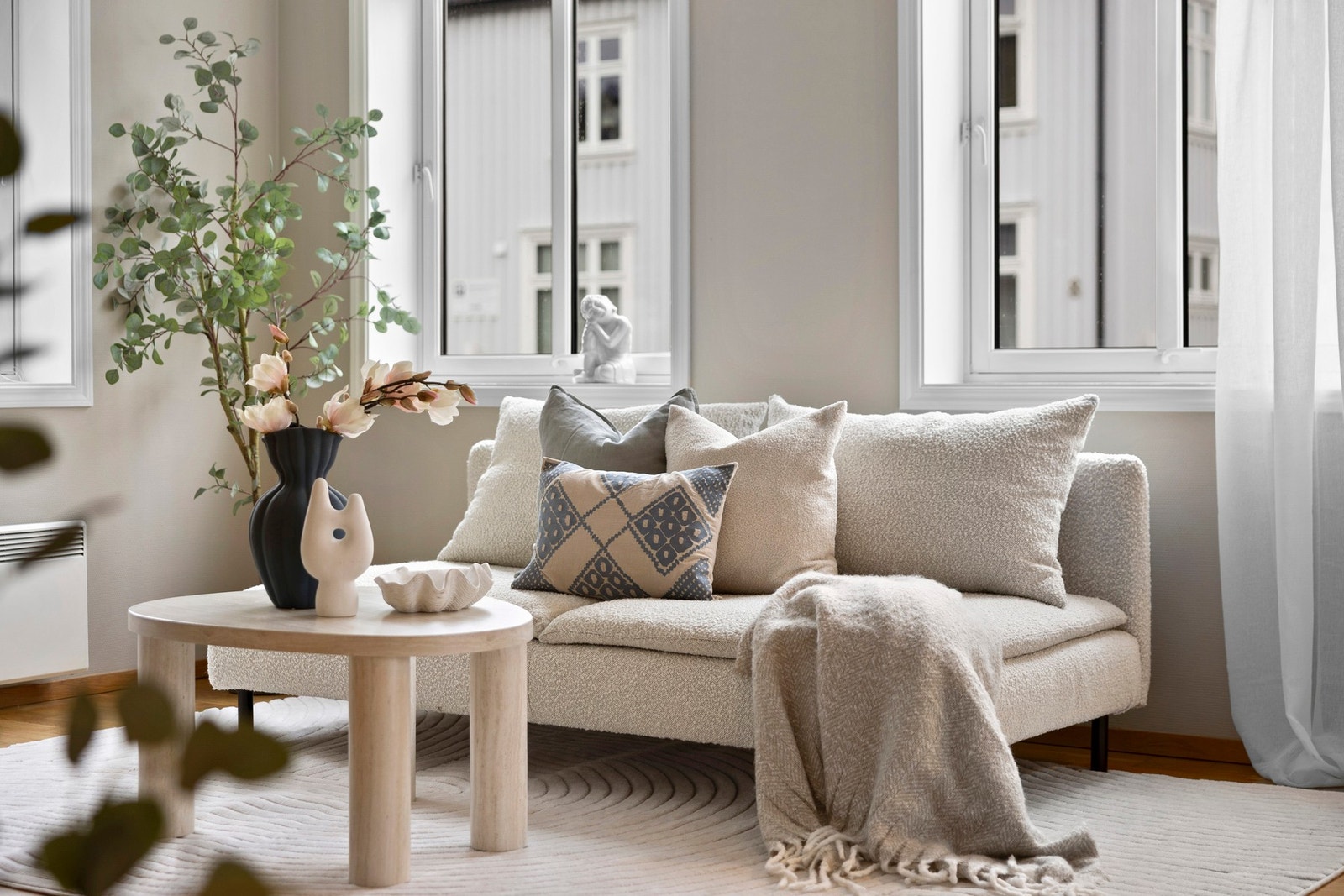 Stuearealet er på 28 kvm. Galleribilde