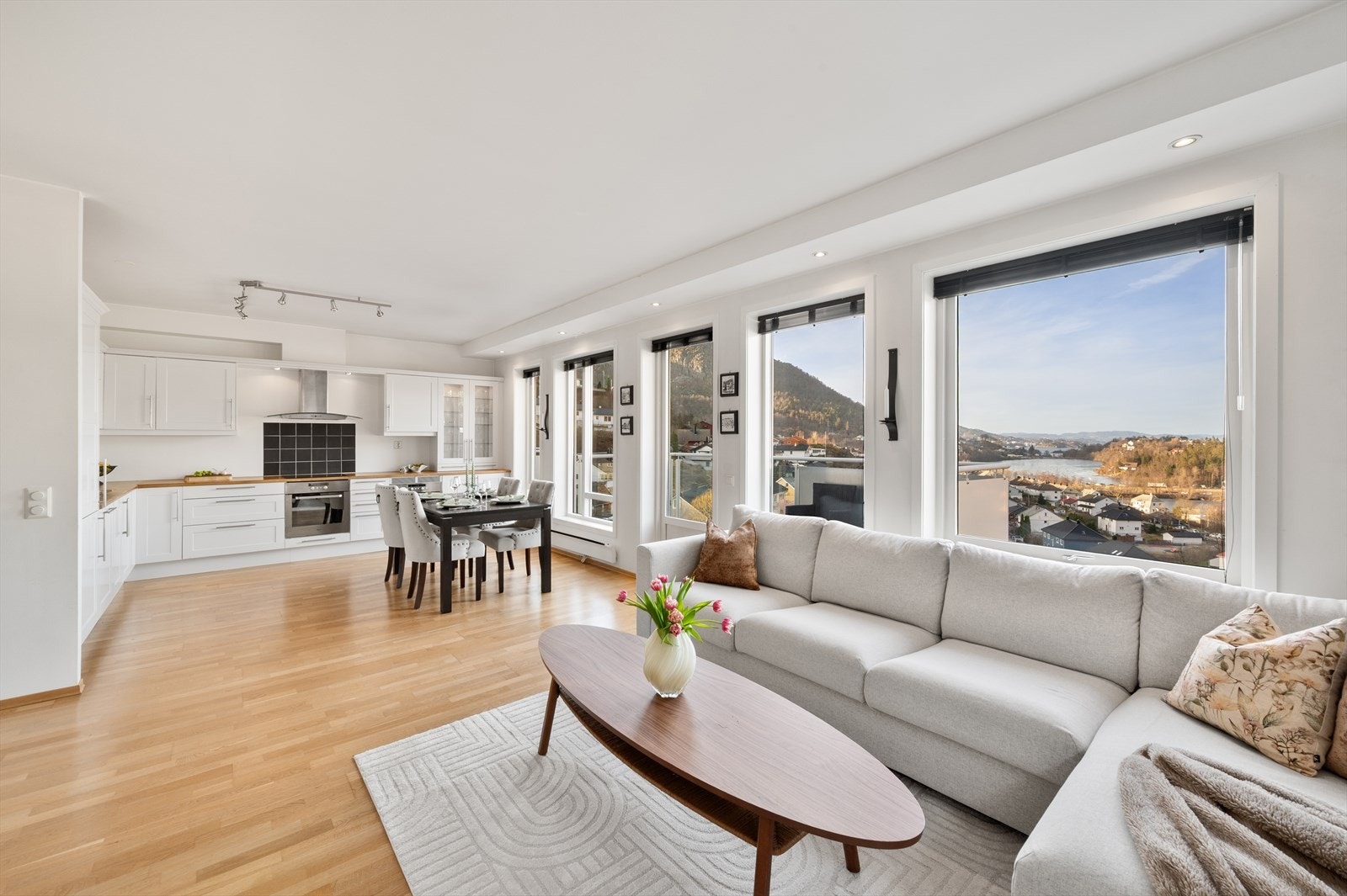 - Merk: store, flotte vindusflater med vakker utsikt, uten noen form for innsyn - Galleribilde