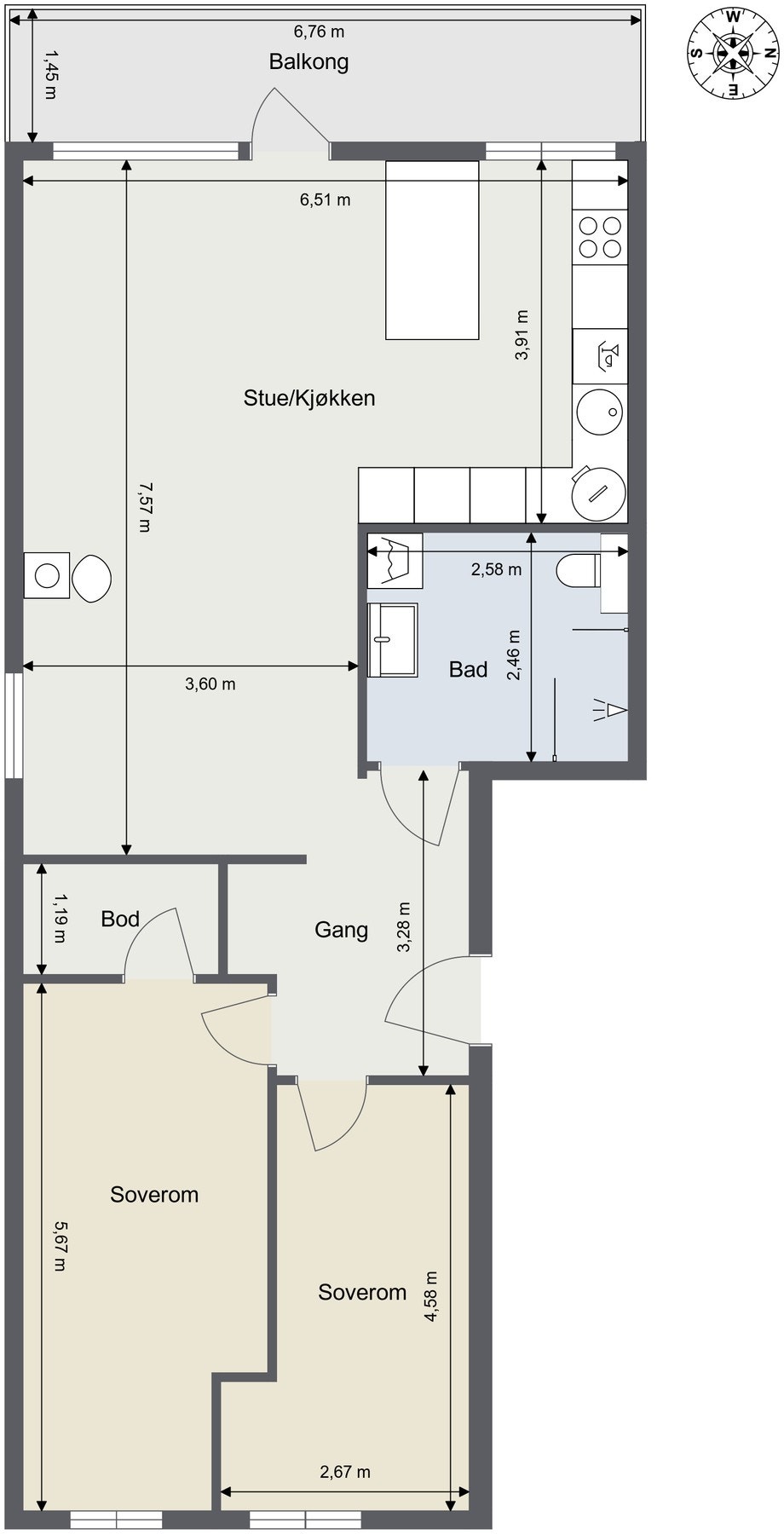 Plantegning. Galleribilde