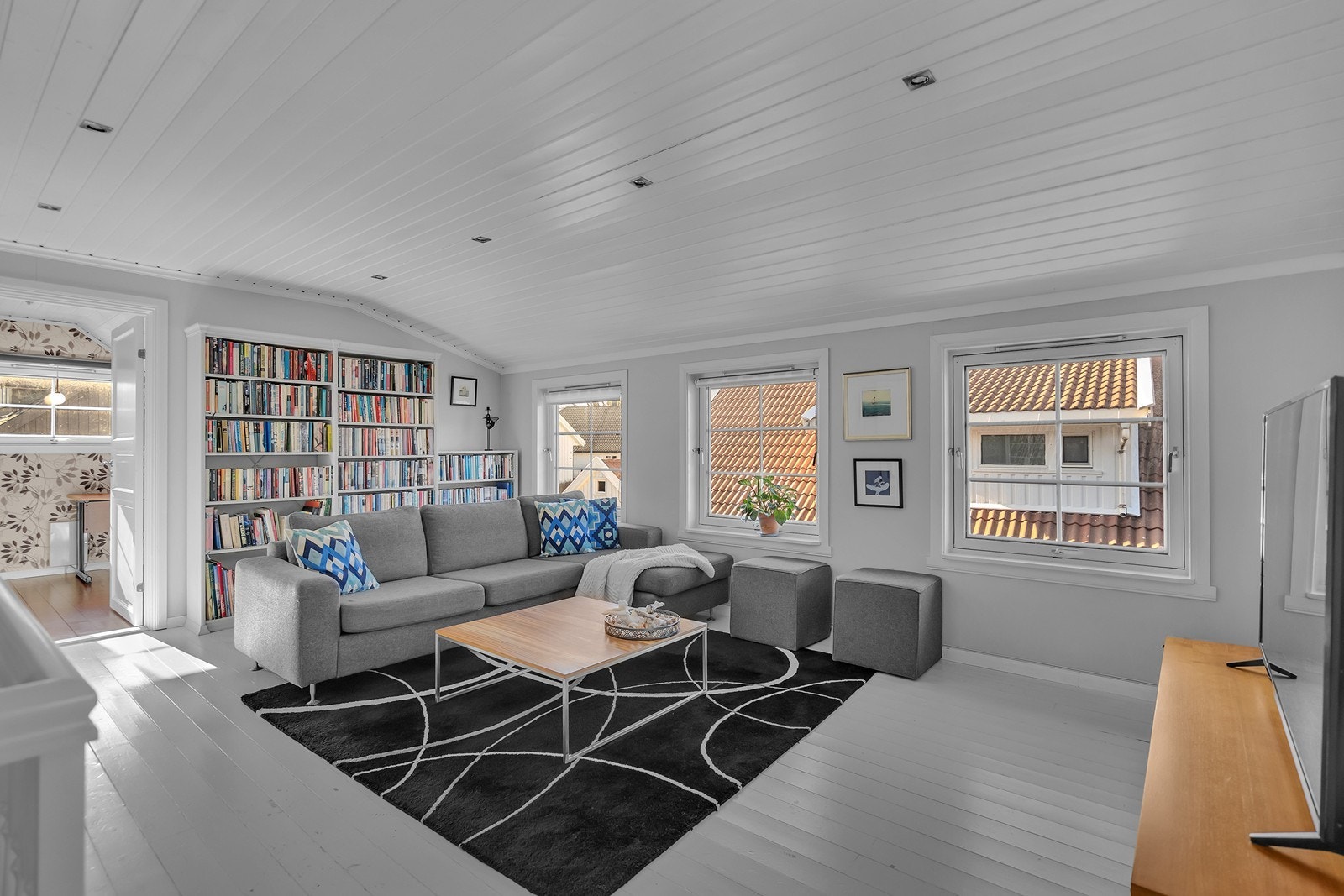 Lys og koselig loftstue Galleribilde