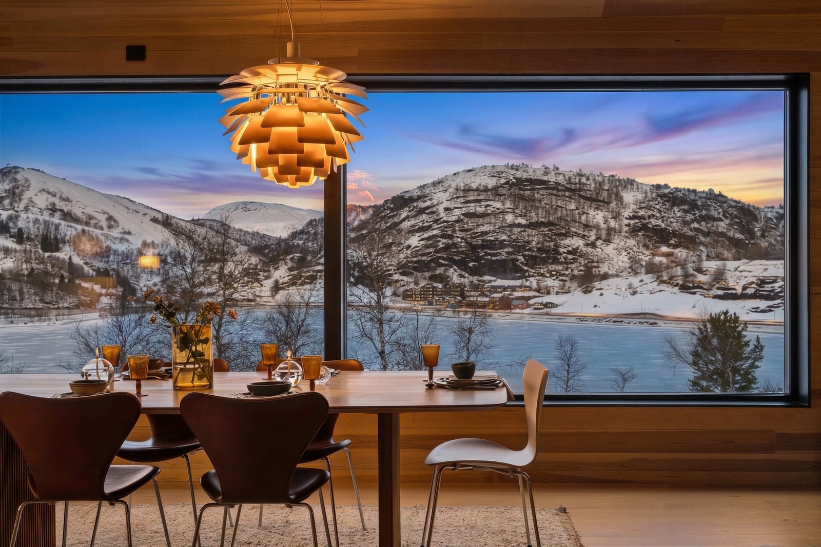 Nydelig utsikt fra stuen. Galleribilde