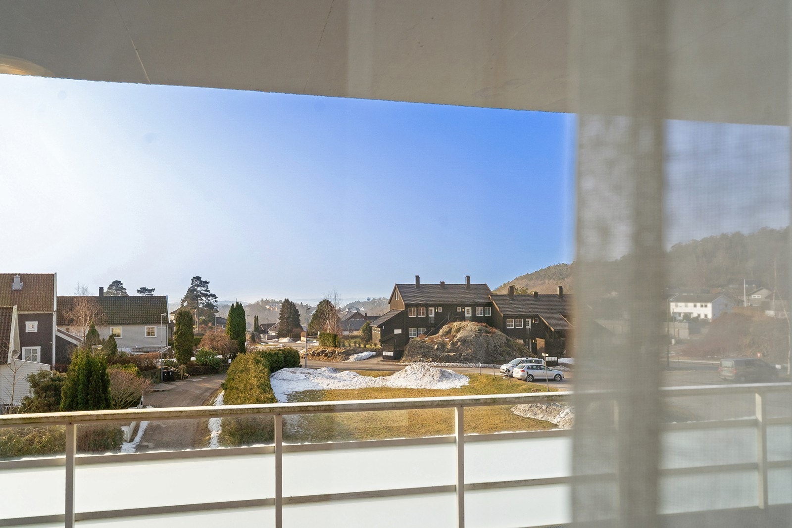 Flott utsikt og solforhold Galleribilde