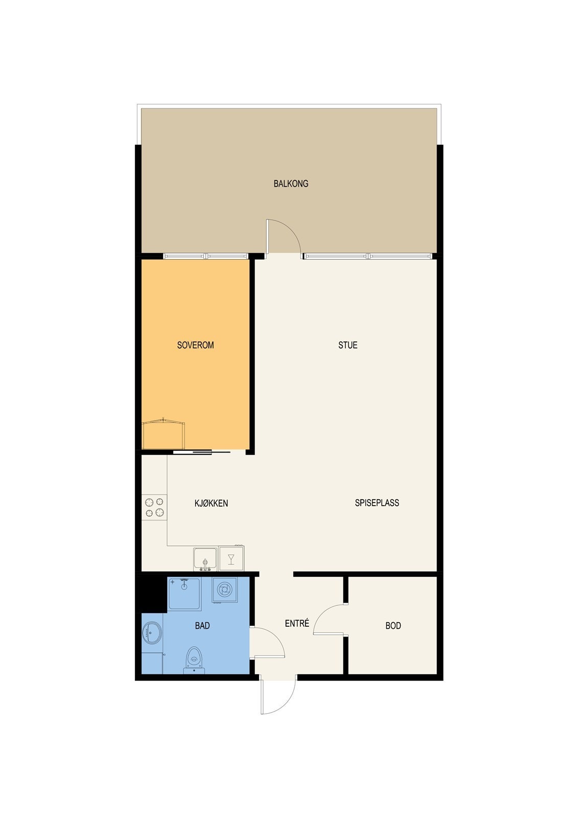 Plantegning Galleribilde