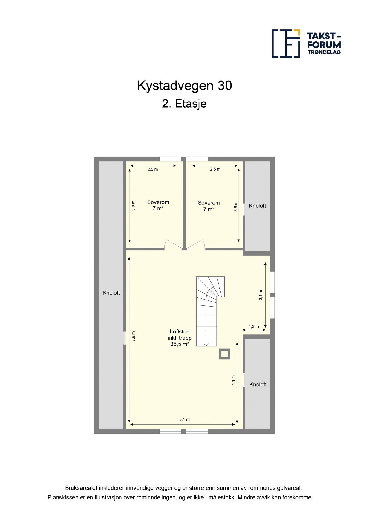 Plantegning 2.etasje Galleribilde