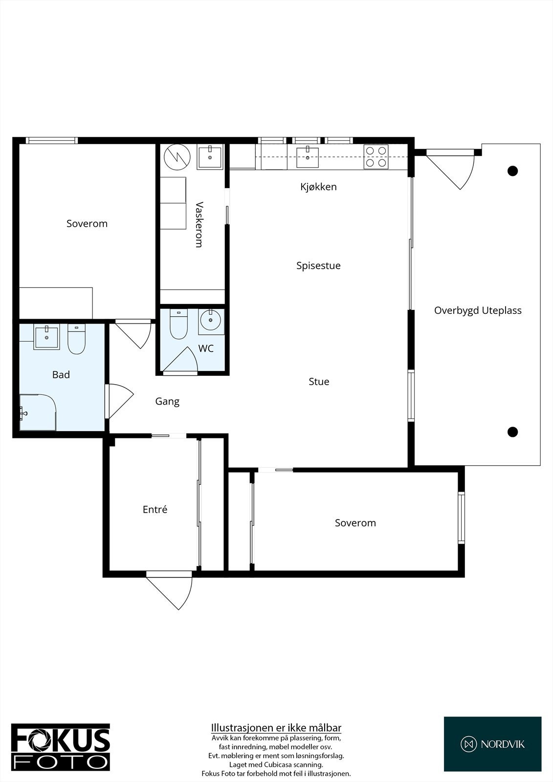 Plantegning Galleribilde