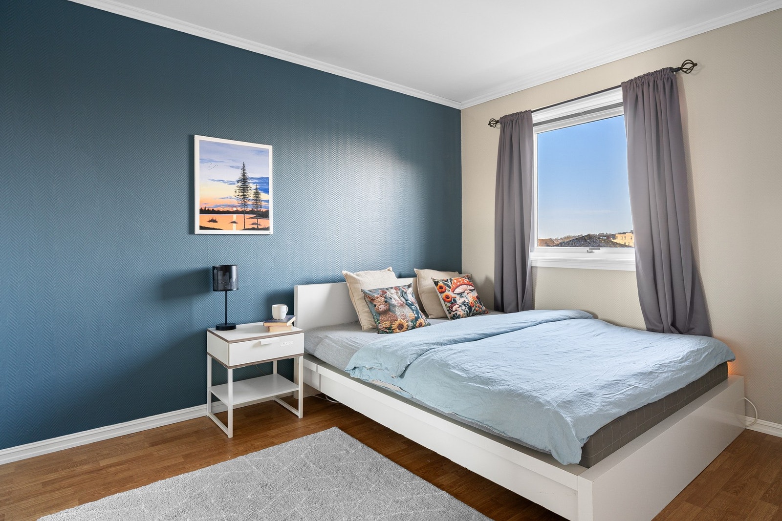 Leiligheten har to soverom. Galleribilde