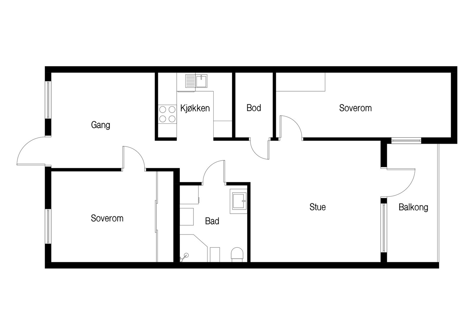 Plantegning. Galleribilde