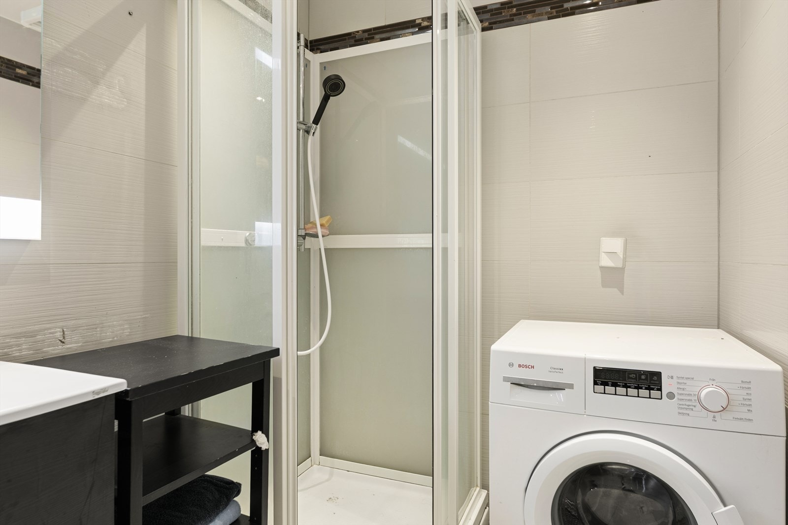 Med opplegg for vaskemaskin. Galleribilde