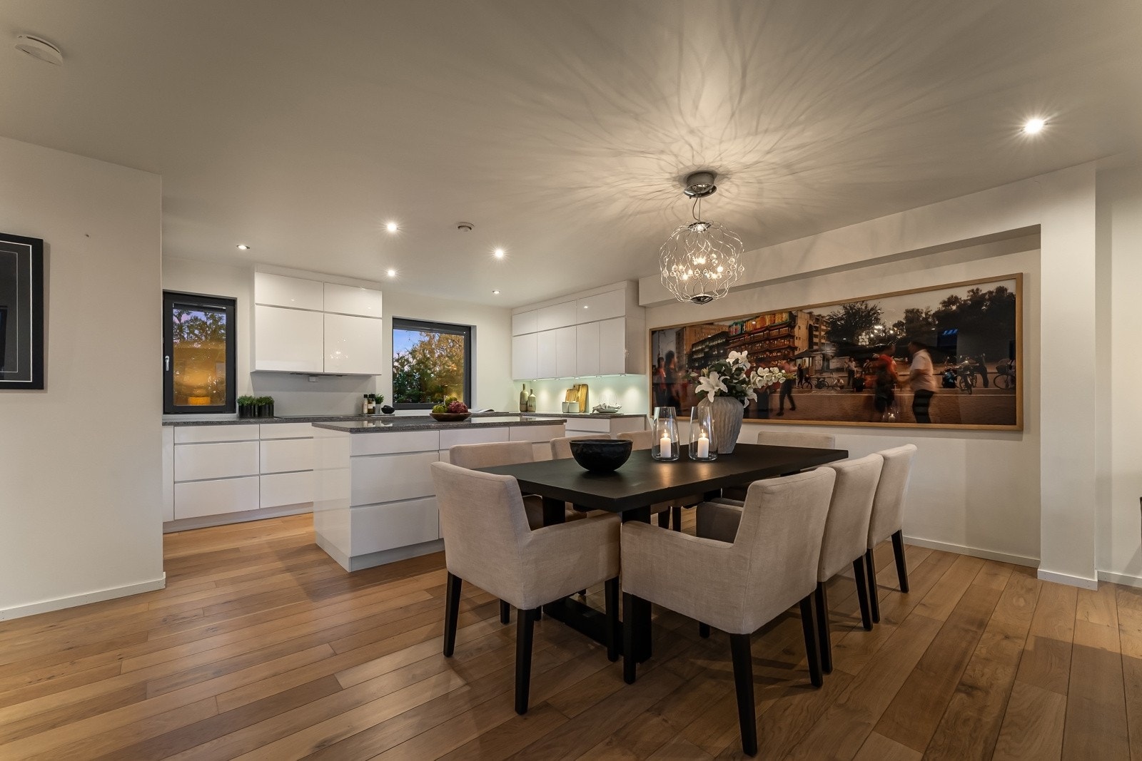 Kveldsstemning. Galleribilde