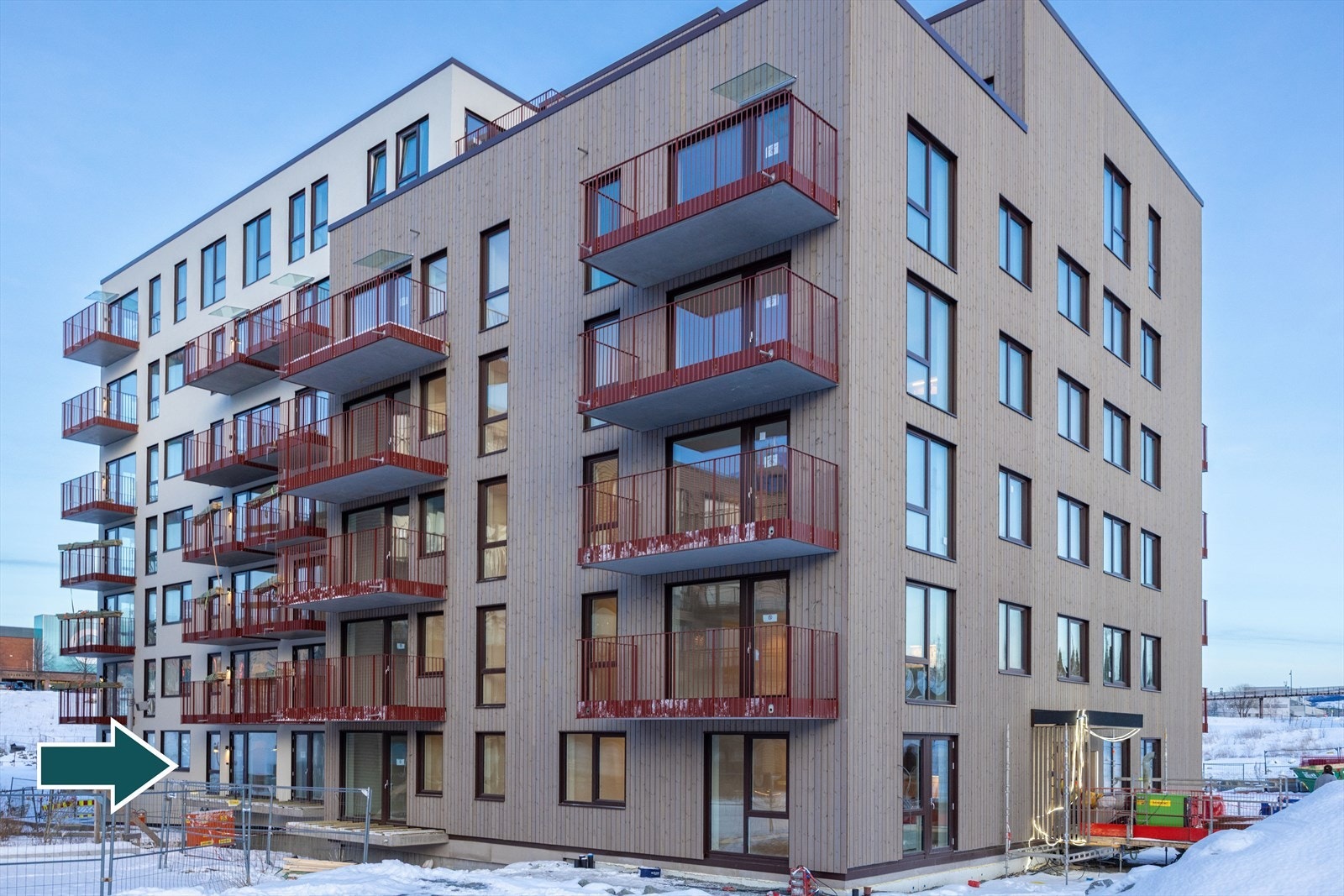 Leiligheten ligger i 1 etg. mot vest. Galleribilde