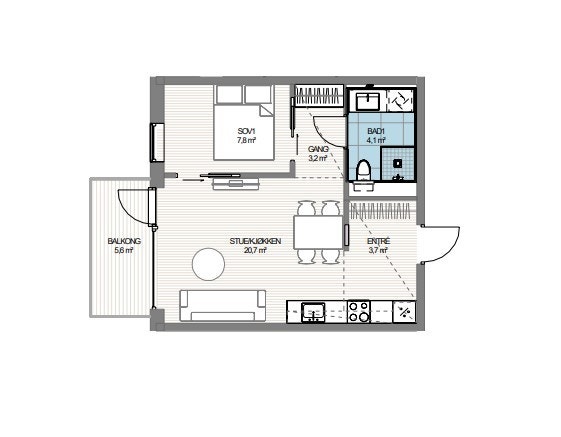 Planløsning SV3-0104 Galleribilde