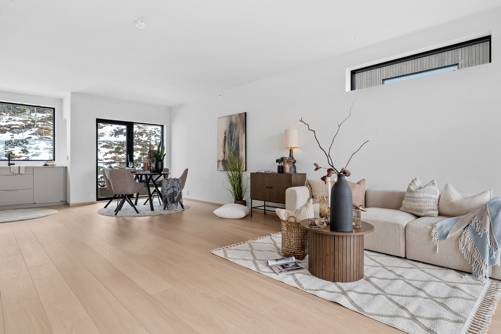 Boligen har god møbleringsfrihet og kan enkelt møbleres etter behov. Galleribilde