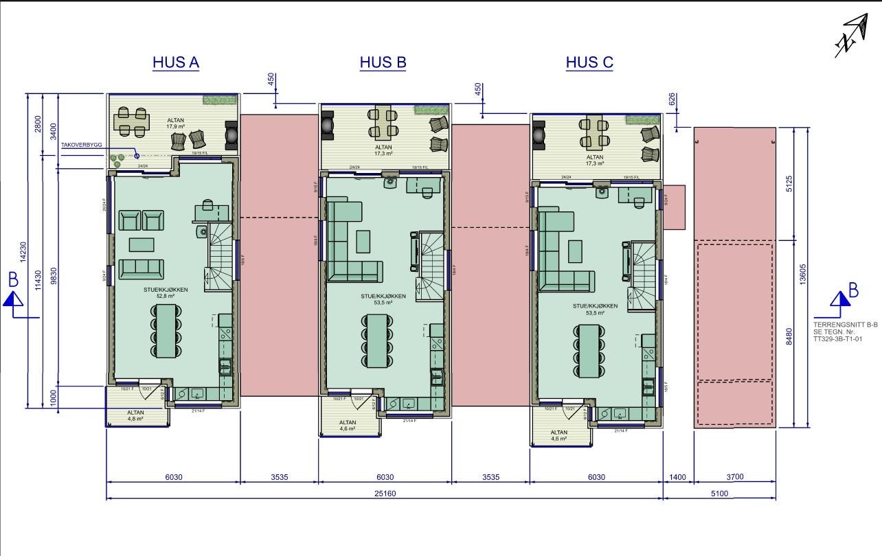 Planskisse 2. etasjen. Galleribilde
