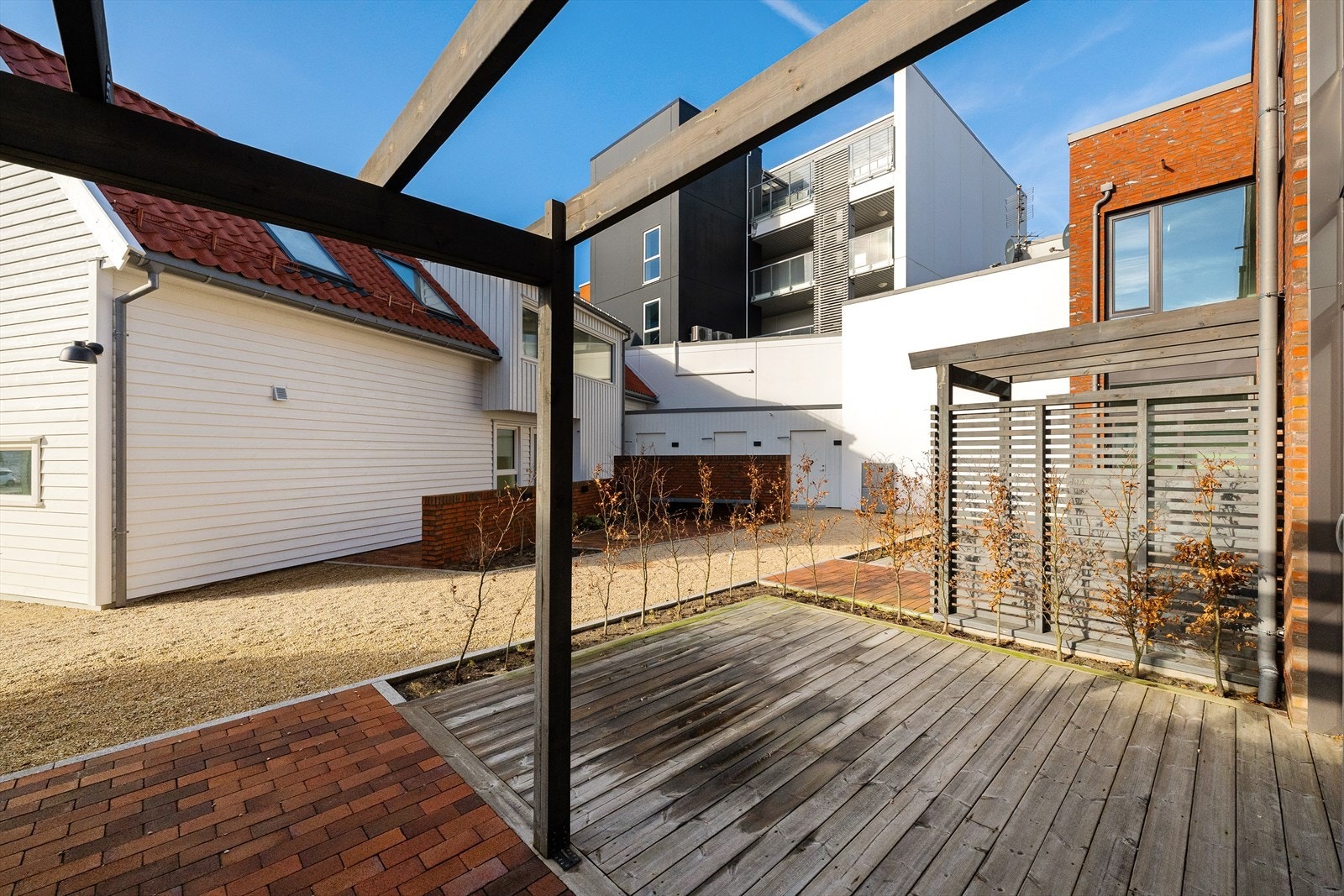 Markterrasse mot tunet i 1. etasje Galleribilde