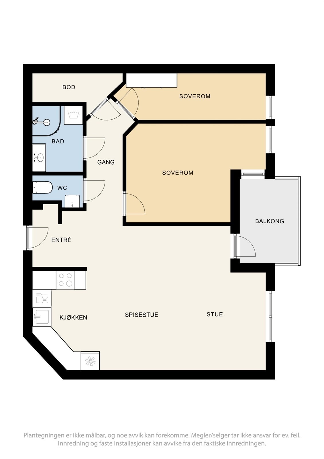 Plantegning- 3. etasje. Galleribilde