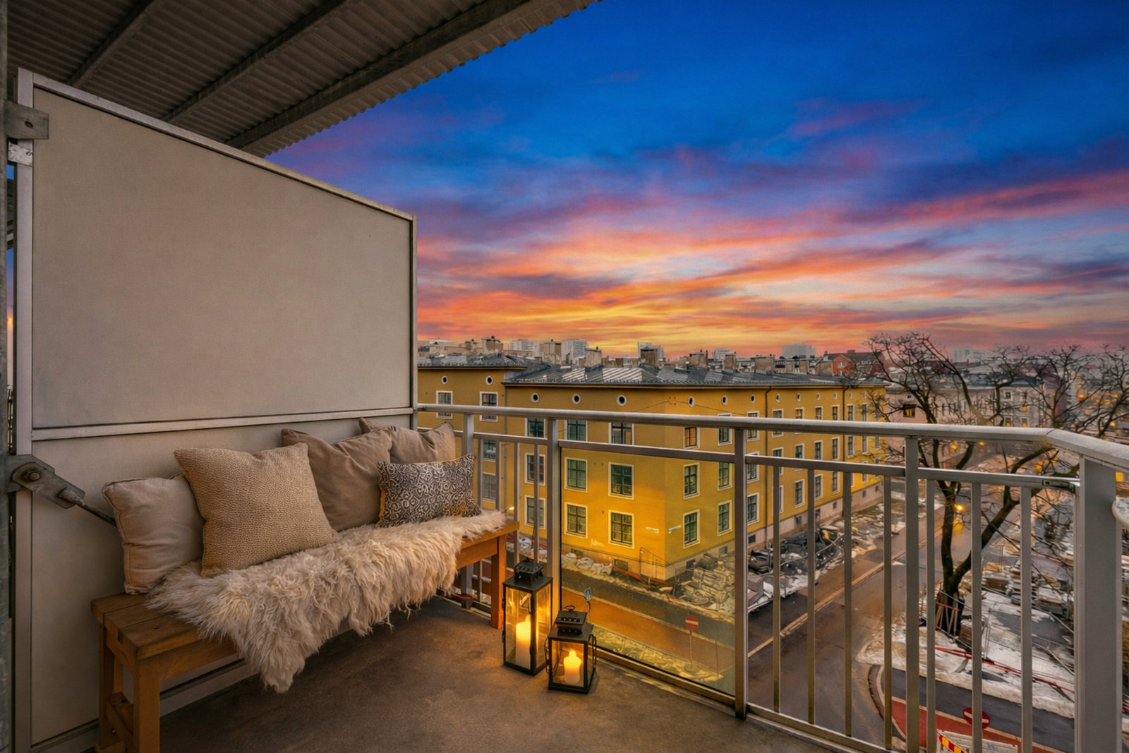 Velkommen til Sandakerveien 74A! Bildet er fotostylet og redigert med AI, Bildet er av illustrativ karakter og angir nødvendigvis ikke korrekt gjengivelse av elementer i boligene. Fotograf: zOvenfra. Galleribilde